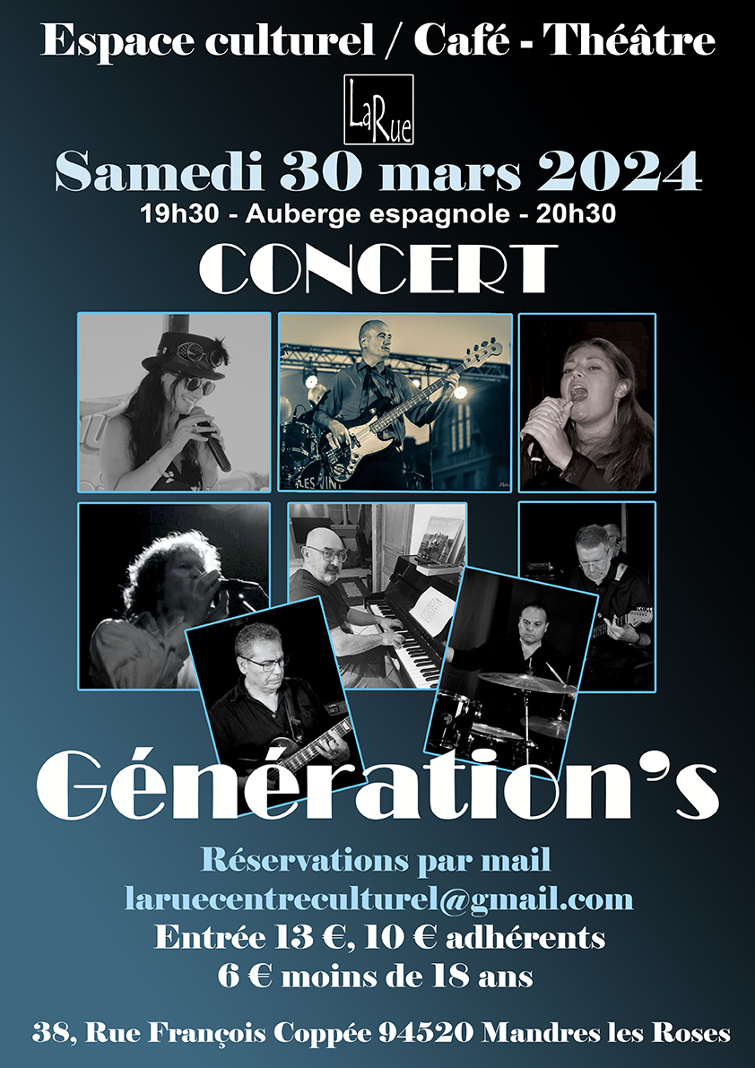Concert Génération's... Un must !