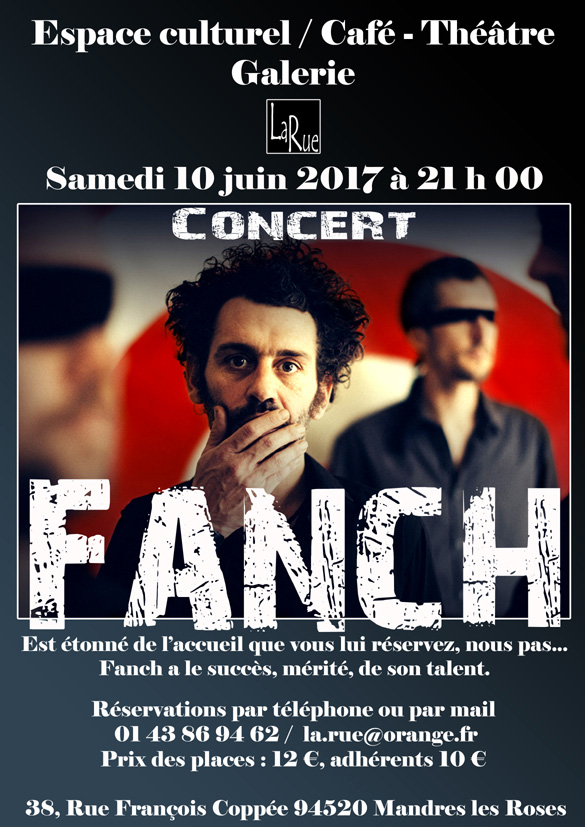 Fanch ? C'est le formidable et dernier concert de la saison.