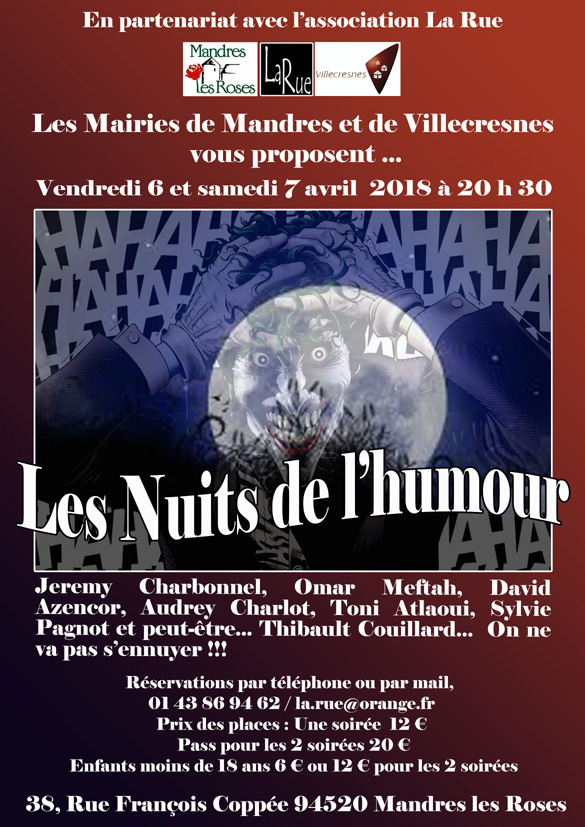 Les nuits de l'humour juste pour rire...