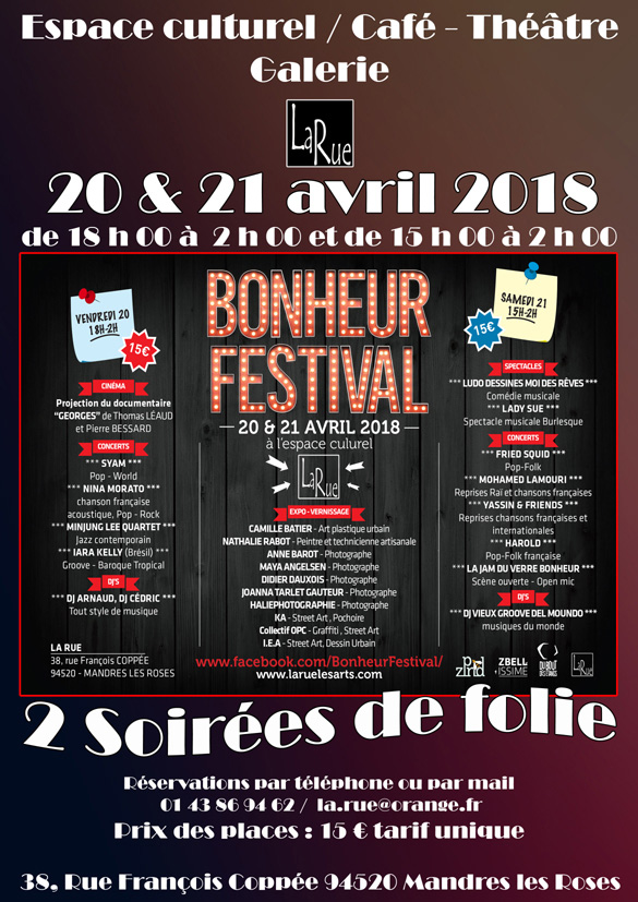 Le bonheur pendant deux jours... On prend !