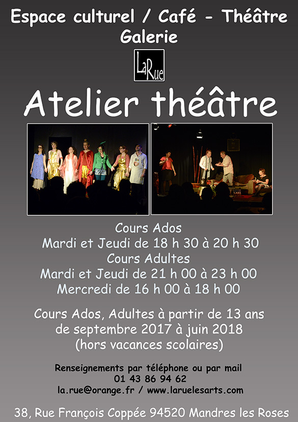 Faire du théâtre c'est... Génial !