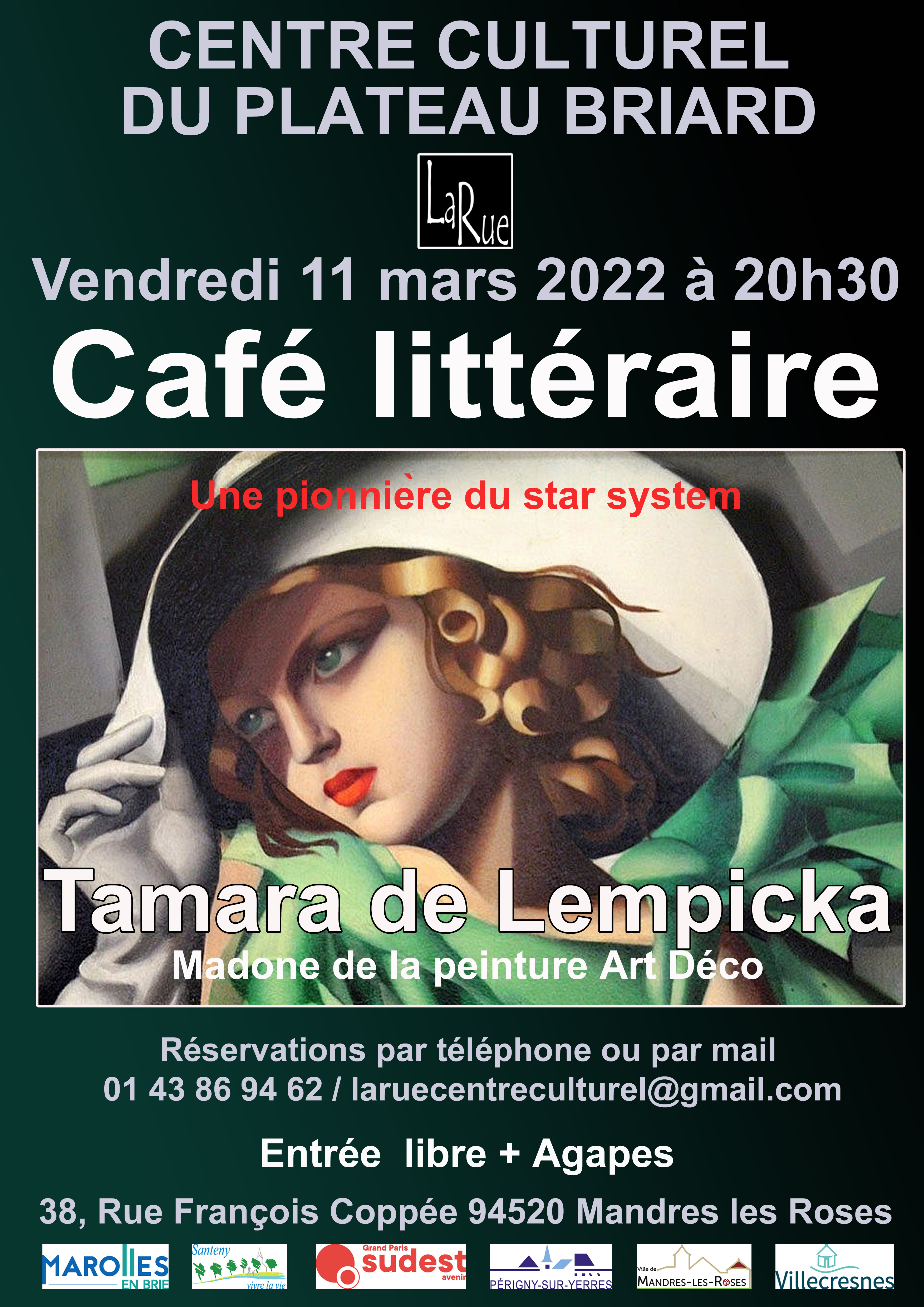 Le dernier Café littéraire présenté par Alain... Incroyable Tamara ! 